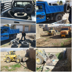 پاکسازی نخالههای ساختمانی از سطح شهر در راستای حفظ پاکیزگی محیط شهری، ارتقای بهداشت عمومی و زیباسازی سیمای شهر
