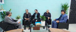 دیدار مهندس صابری شهردار زیباشهر با دکتر منتظری مدیر کل محترم دفتر امور شهری و شوراها استانداری اصفهان و طرح و پیگیری رفع موانع و مشکلات  زیباشهر