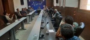 جلسه با کشاورزان در راستای آزاد سازی مسیر فاضلاب
